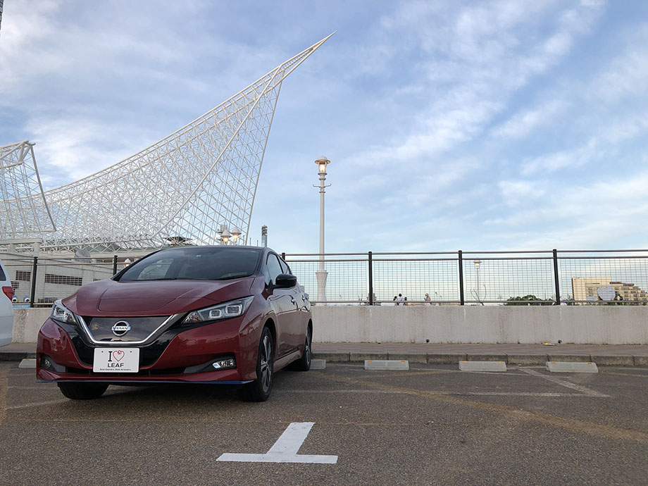 日産リーフ e+（62kWh）@神戸