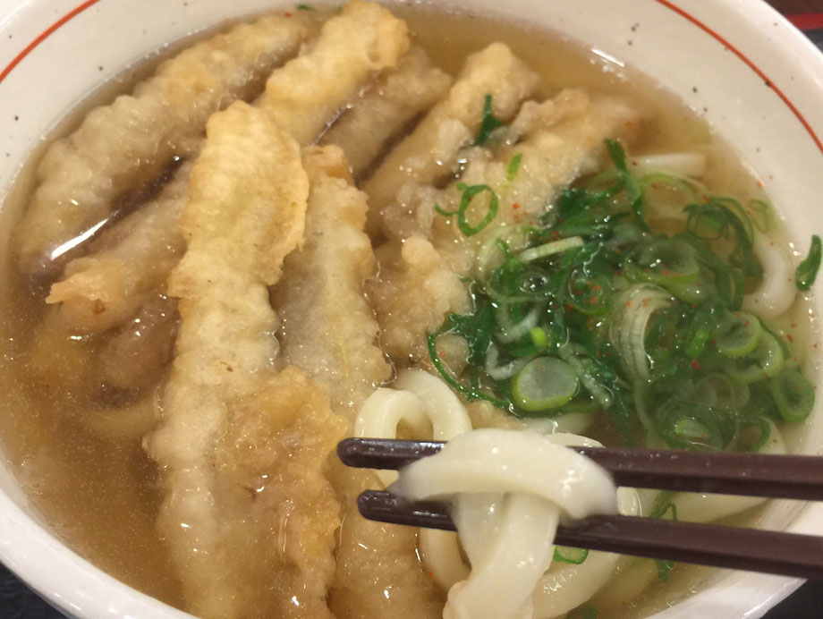 ごぼ天うどん@古賀SA（上り）