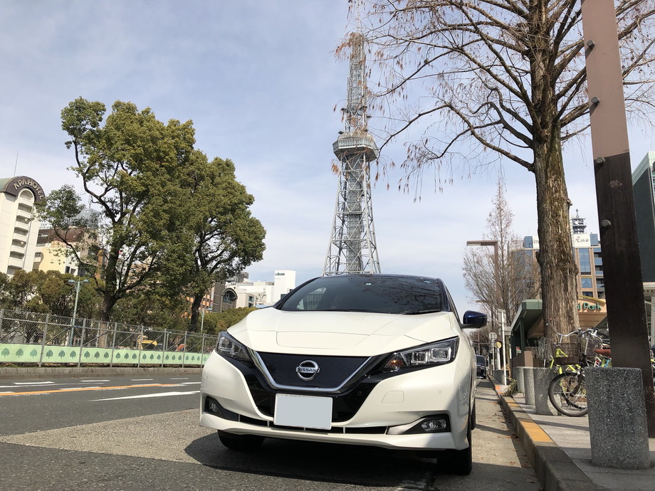 日産リーフ（40kWh）＠名古屋