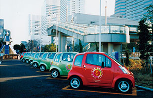 横浜・MM21地区での「都心レンタカーシステム」