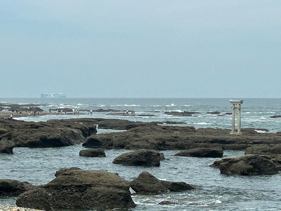 大洗磯前神社　神磯の鳥居