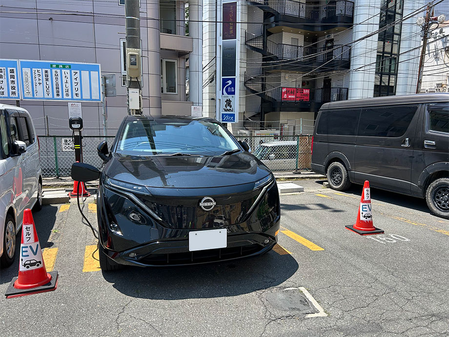 盛岡市内で充電