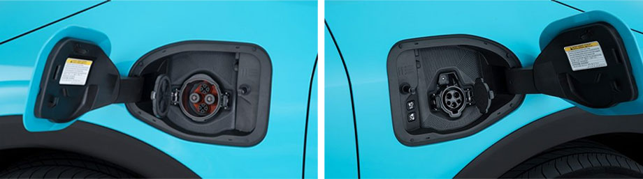 日産LEAF充電ポート